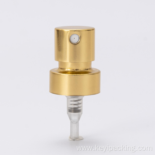 Aluminium Gold Perfume Crimp Spray for perfume bottle